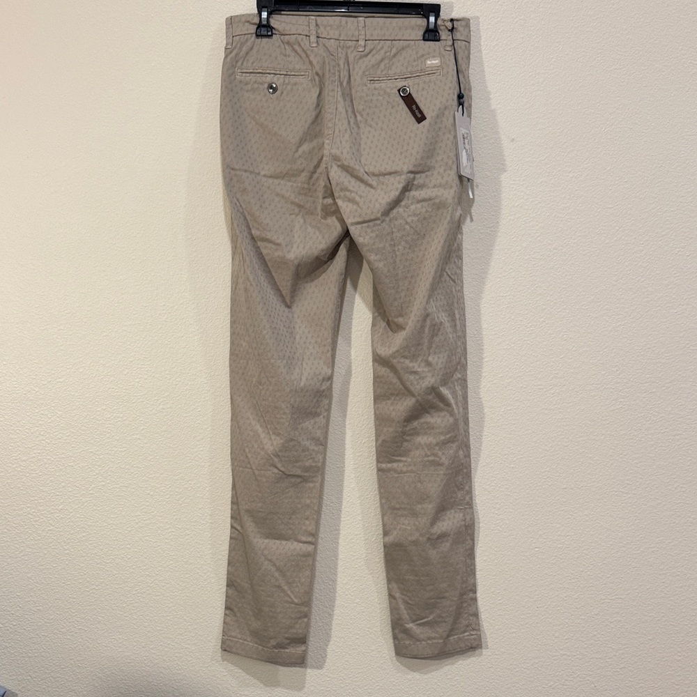 Re-Hash Men's Beige Patterned Chinos, 32x32, nwt - Picture 5 of 6